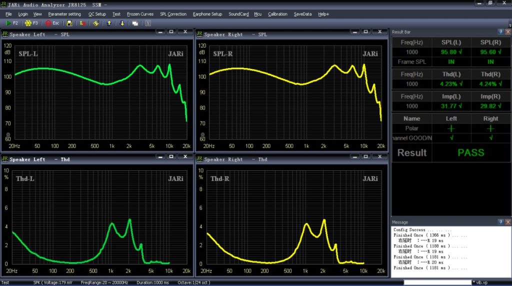 Audio analyzer software